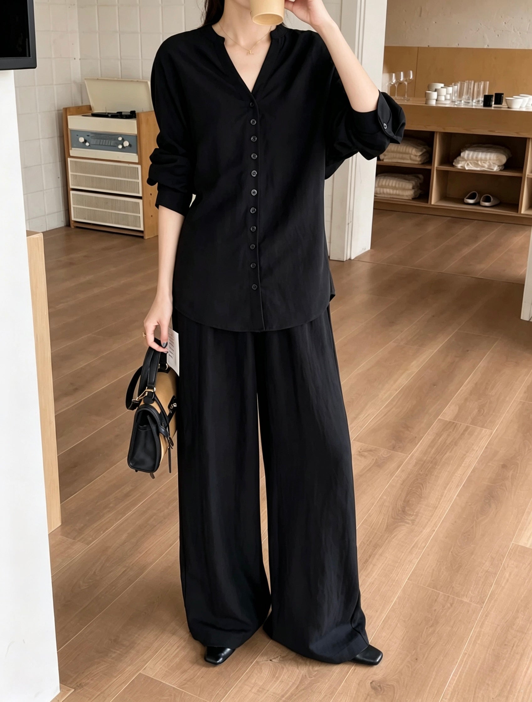 Back Tie-Waist Set