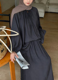 Flowy Tie Long Skirt Set