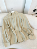Scarf-Neck Tie Blouse