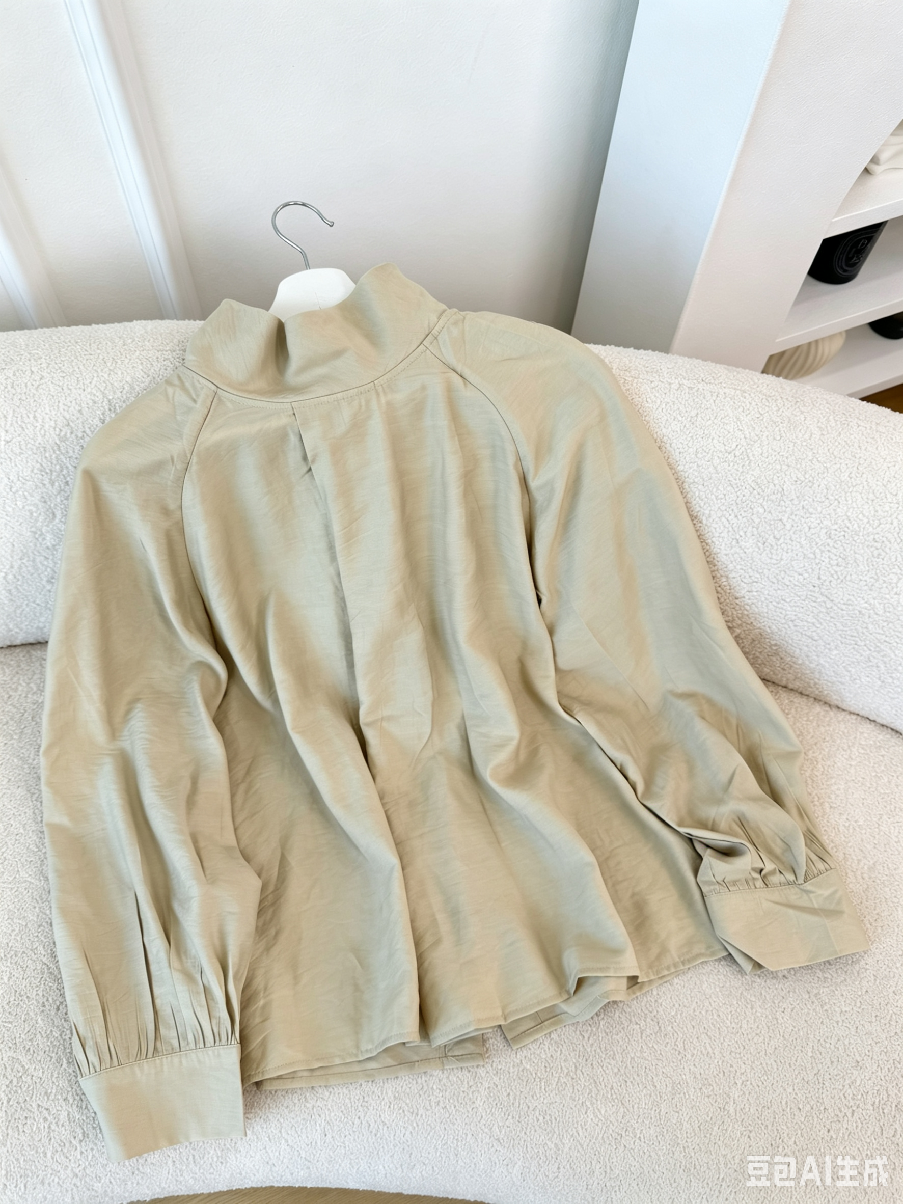 Scarf-Neck Tie Blouse