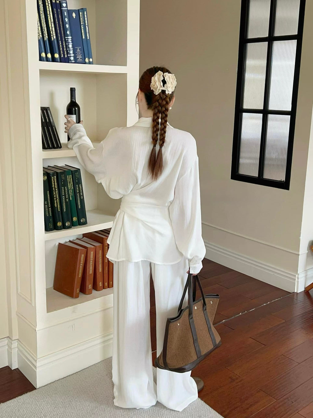Tie-Waist Tencel Linen Relaxed Set