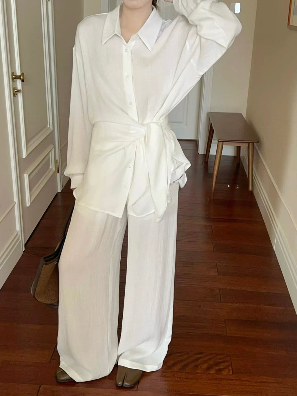 Tie-Waist Tencel Linen Relaxed Set