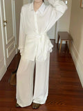 Tie-Waist Tencel Linen Relaxed Set