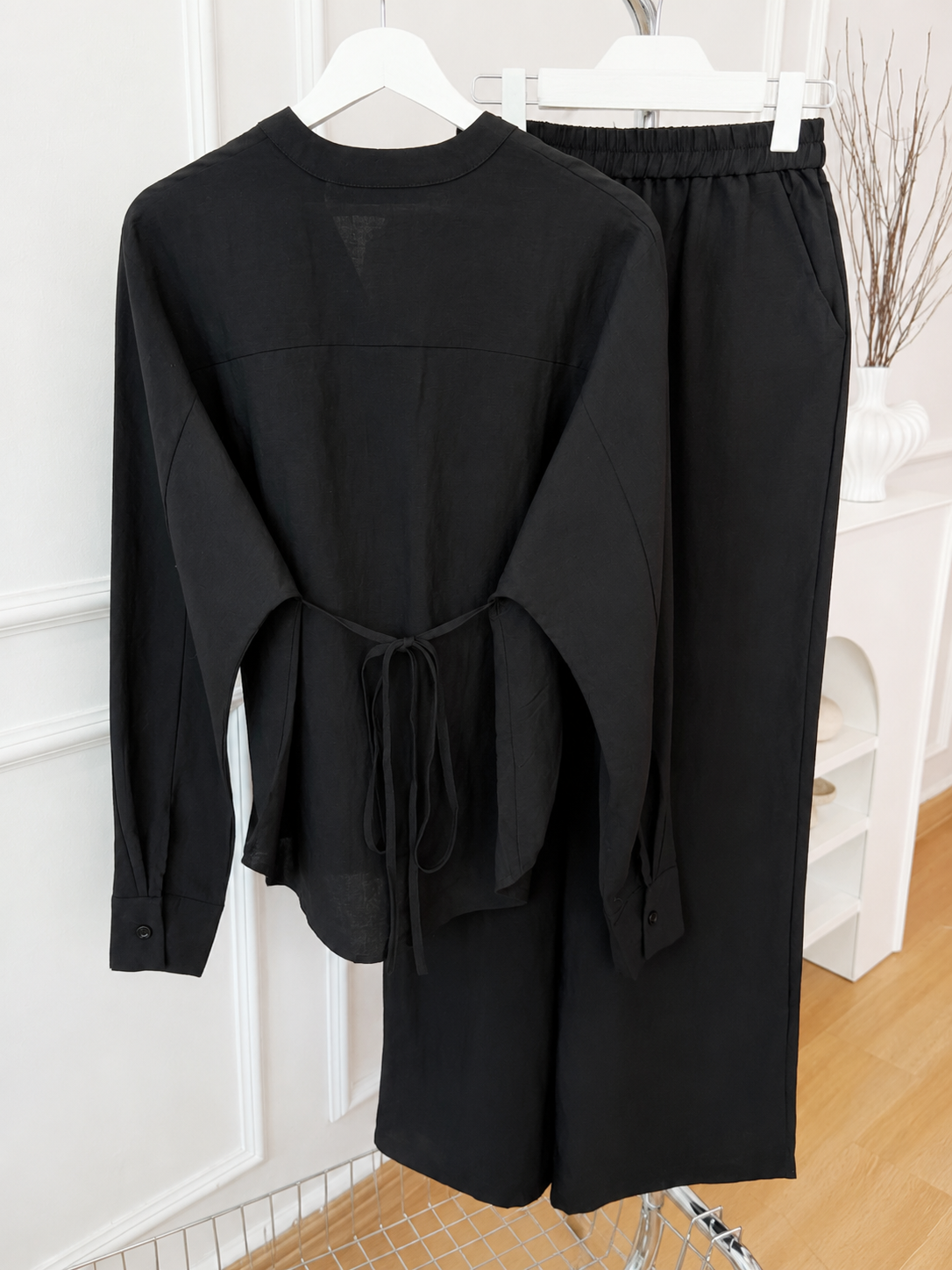 Back Tie-Waist Set