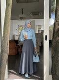 Tailored A-Line Midi Skirt