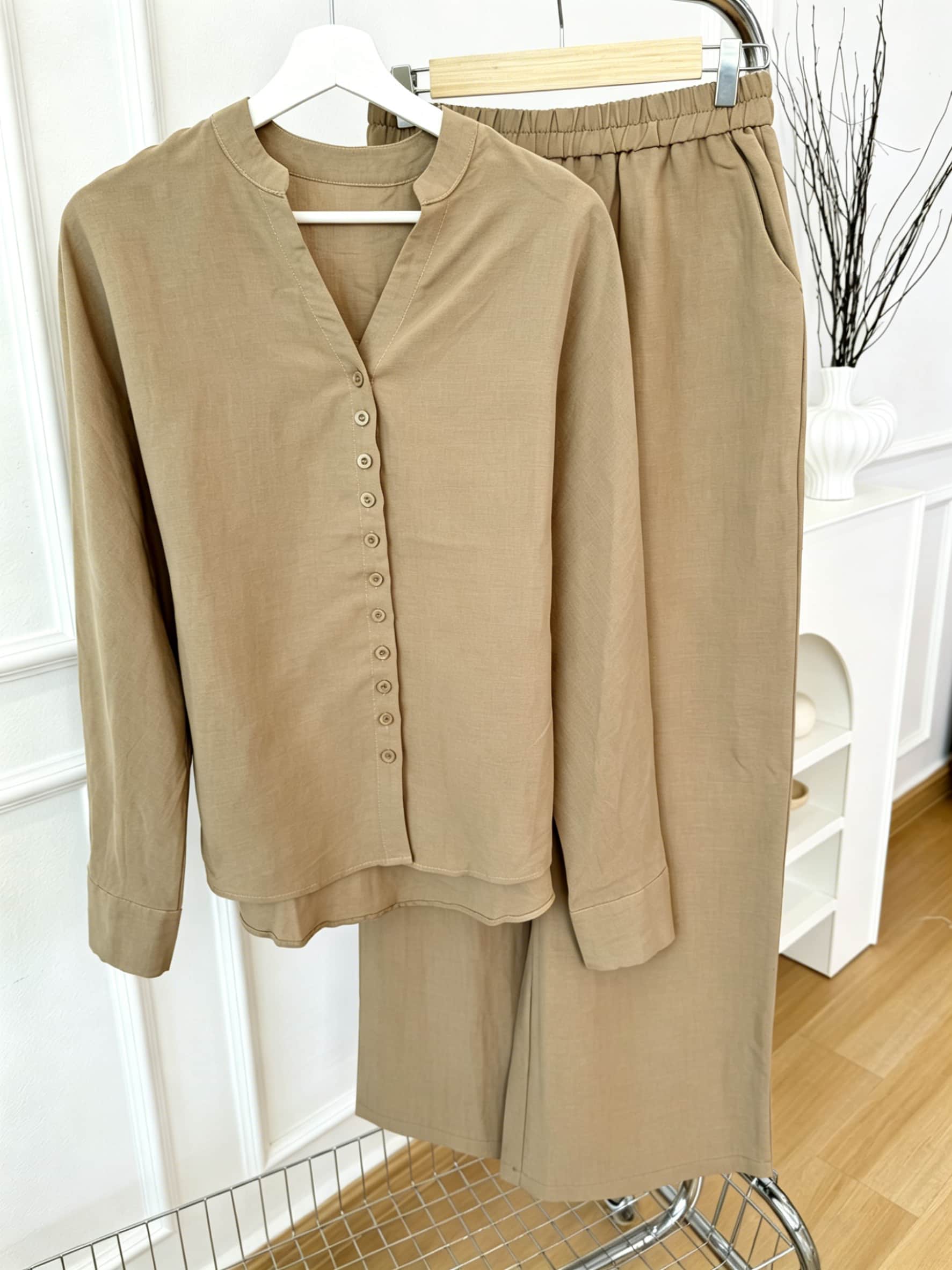 Back Tie-Waist Set