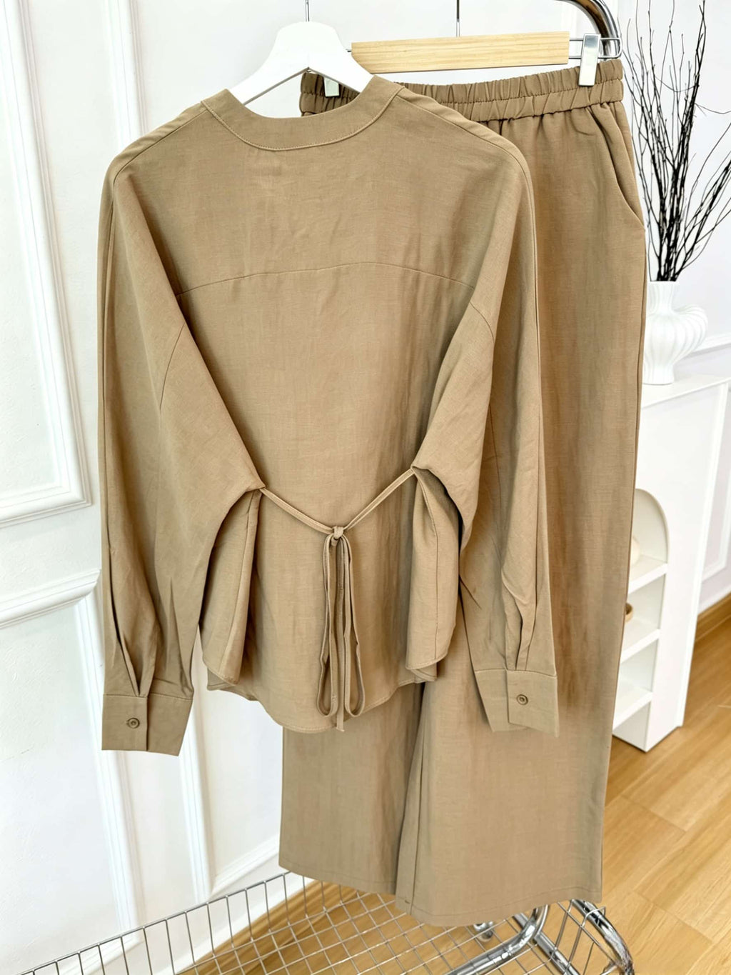 Back Tie-Waist Set