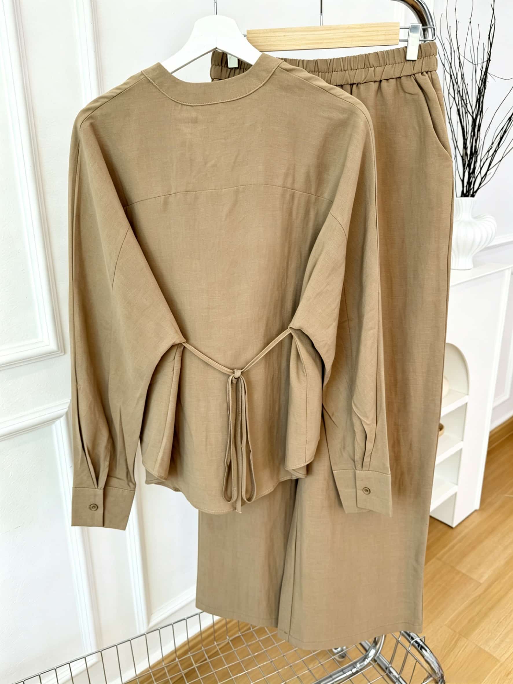 Back Tie-Waist Set