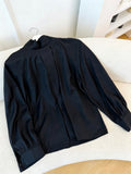 Scarf-Neck Tie Blouse