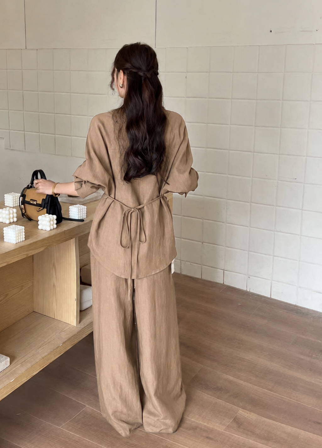 Back Tie-Waist Set