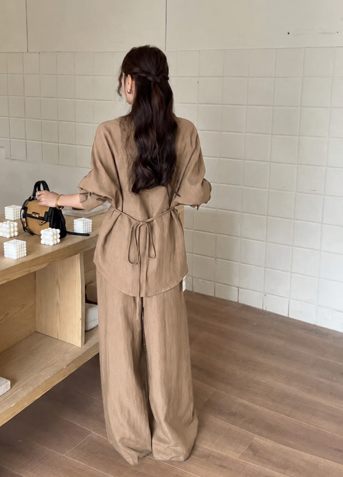 Back Tie-Waist Set