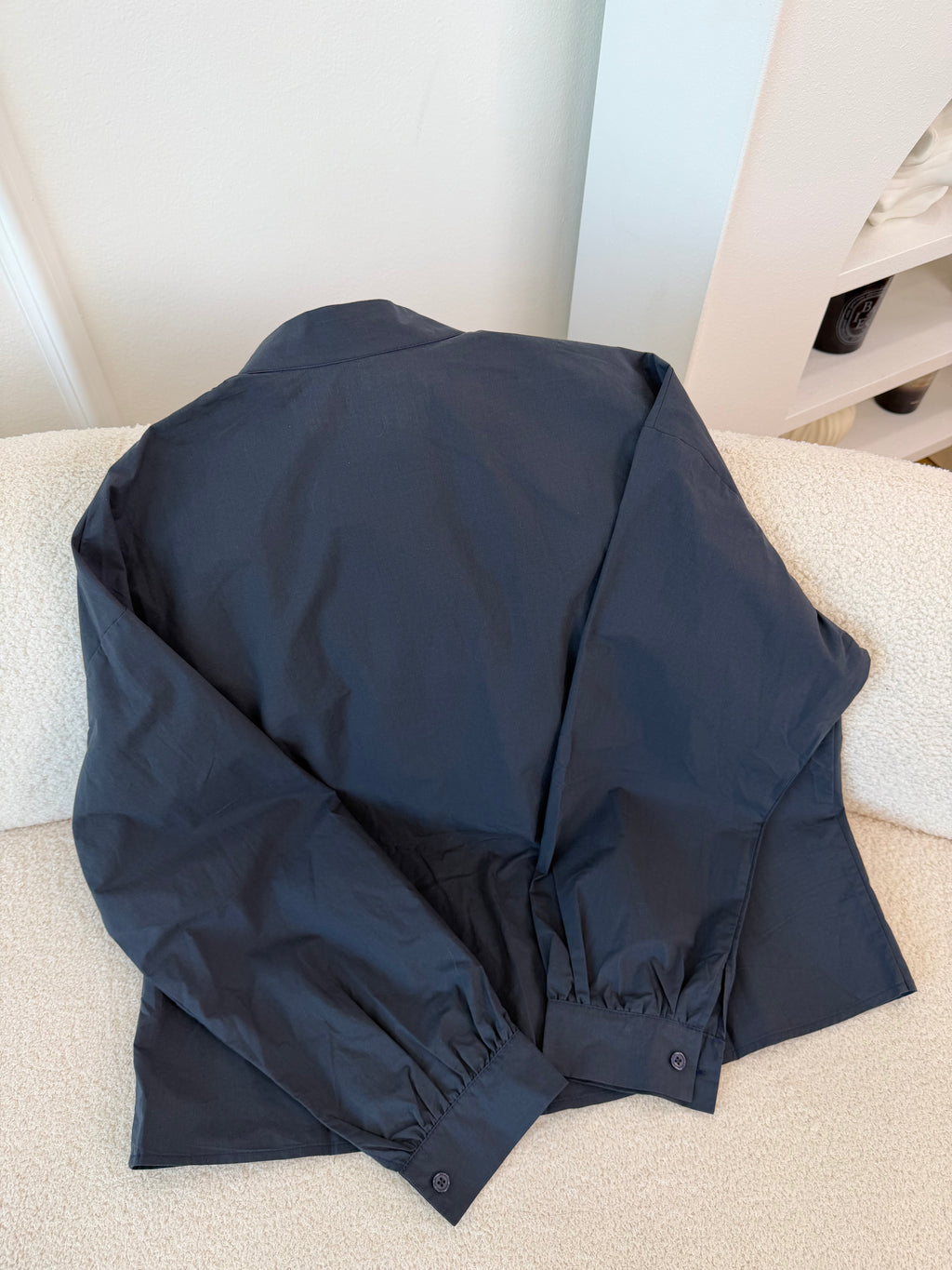Tie-Neck Long Sleeve Blouse