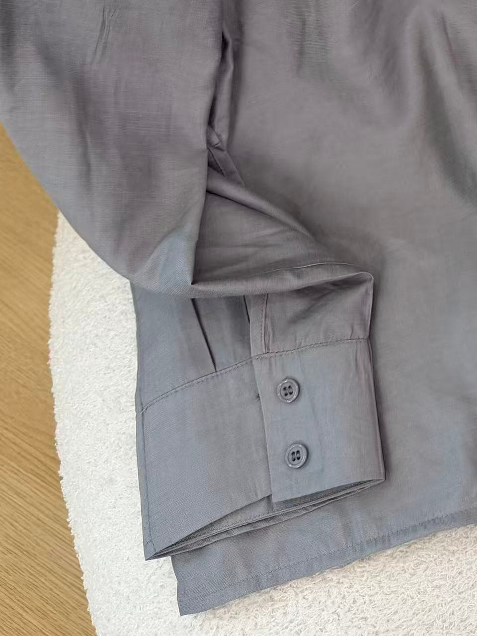Asymmetric Ruffle Collar Blouse